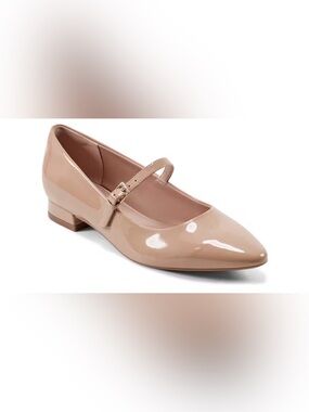 Rockport Nude Patent Mary Jane Flats 9.5W